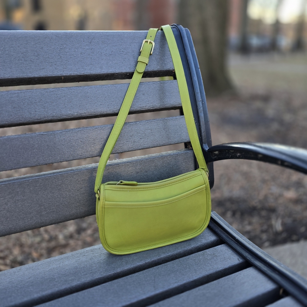 Vintage Coach Lime Green Wendie #9031